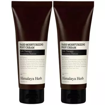 Nard Bouquet Garni High Moisturizing Exfoliation Care Foot Cream, 2 packs, 100ml