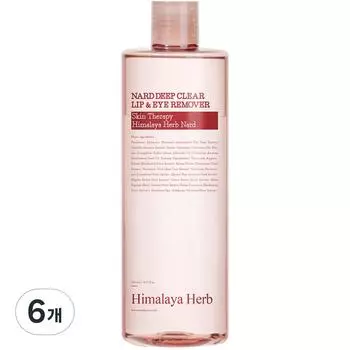 Nard Deep Clear Lip & Eye Remover, 500ml, 6 pcs.