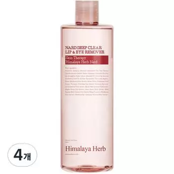 Средство для снятия макияжа с губ и глаз Nard Deep Clear, 500 мл, 4 шт.