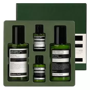 Nard Green Tea Skin 200 мл + 30 мл + Лосьон 200 мл + 30 мл Набор для мужчин, 1 набор