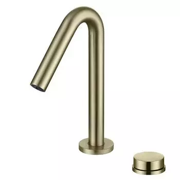 Нарисованный золотой смеситель для горячей и холодной воды, смеситель для умывальника, медный смеситель для ванной комнаты, кухонный смеситель для овощей