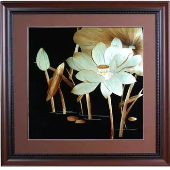 Народные ремесла Ручная работа, картина из соломы, украшение для дома, картина для гостиной, картина 40cm*40cm