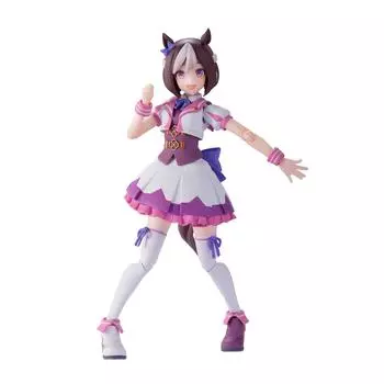 НАРОДЫ ТАМАШИИ SH. Фигурка Figuarts Uma Musume Pretty Derby Special Week 130 мм из окрашенного ПВХ и АБС-пластика