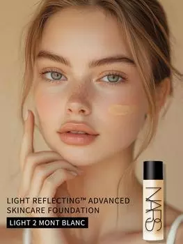 Nars Light Reflecting Foundation - Advanced Makeup - Skincare Hybrid Foundation - #MONT BLANC-LIGHT 2 MONT BLANC-LIGHT 2