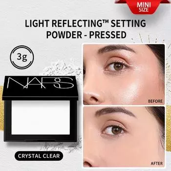 Nars Light Reflecting Setting Powder Pressed - Прозрачная кристаллическая пудра 0,35 унций/10 г Mini Size Crystal