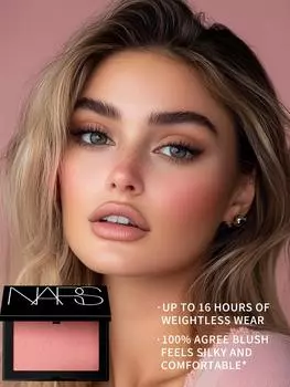 NARS Powder Blush 0,17 жидких унций/4,8 г Mini Size - Orgasm
