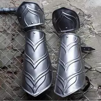 Наручи Medieval Eleven, одежда для эльфийского фэнтезийного воина, защита рук, средневековый рыцарь, пара металлических наручей для ролевых игр