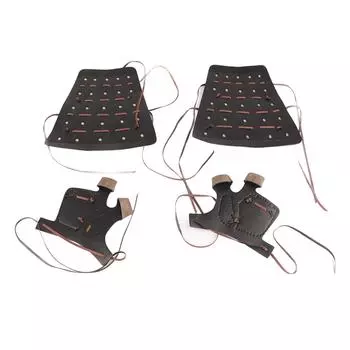 Наручная перчатка средневековый наруч с перчатками искусственная кожа наручная броня заклепочная повязка панк