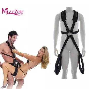 Наручники для взрослых Mizz Zee, регулируемые ограничения для секса, БДСМ, ремни, веревка, эротическая игрушка