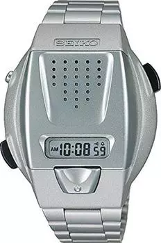 Наручные часы Audio Digital Watch Quartz Hardlex SBJS001 Silver [Seiko Watch]