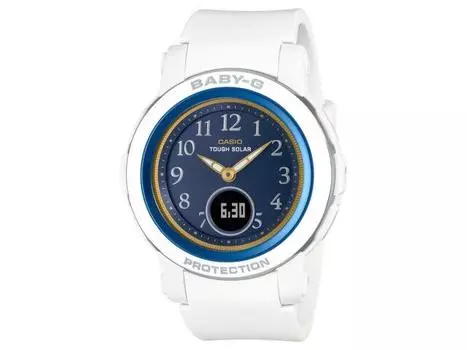 Наручные часы CASIO BGA-S290SS-2AJR BABY-G 50TH ANNIVERSARY с белым полимерным ремешком, НОВЫЕ