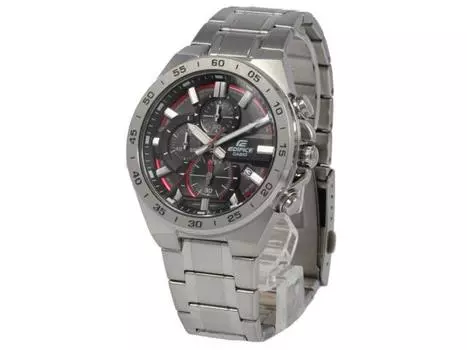 Наручные часы CASIO EDIFICE EFR-564D-1A с хронографом из нержавеющей стали серебристого цвета НОВИНКА