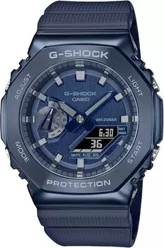 Наручные часы CASIO G-SHOCK [Японская модель] с металлическим покрытием GM-2100N-2AJF мужские синие