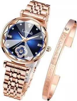 Наручные часы Часы для женщин Кварцевые Брендовые Милые Стильные Водонепроницаемые Повседневные Простые Циферблат Браслет из нержавеющей стали Подарок на день для нее Часы для женщин Рождество