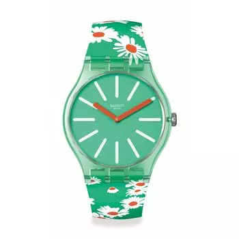 Наручные часы MEADOW FLOWERS THE MARCH COLLECTION SO29G104 Green [Swatch] серый