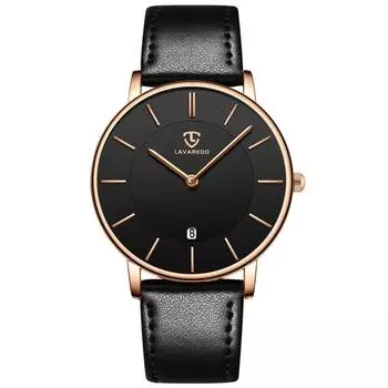 Наручные часы мужские простые стильные тонкие повседневные водонепроницаемые аналоговые кварцевые часы с дисплеем даты модные часы