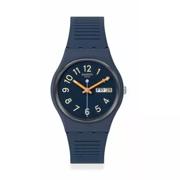 Наручные часы TRENDY LINES AT NIGHT SO28I700 Синие [Swatch] синий