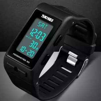 Наручные часы Veles Pedometer, водонепроницаемые электронные часы, популярные корейские часы