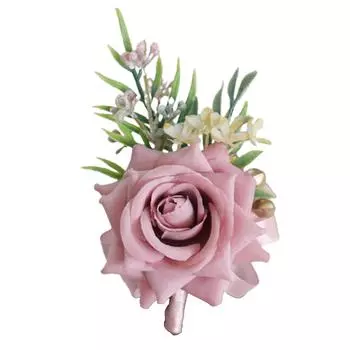Наручный цветок Корсаж Браслет для выпускного вечера Искусственный цветок Corsage