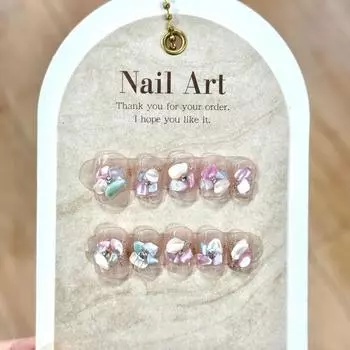 Наручный Планшет для Чистых Ногтей Дофамин Милый Рябчик Ветряная Мельница Флэш Прозрачный XS