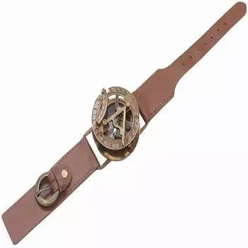 Наручный ремешок Наручные часы Солнечные часы Компас Наручные солнечные часы Часы Stempunk
