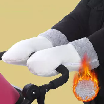 Нарукавники для коляски, перчатки для коляски, теплый зимний ребенок