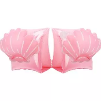 Нарукавники для плавания для детей, мультяшные плавательные принадлежности, плавательные браслеты для бассейна, надувной плавательный обруч для мальчиков и девочек 20*16*15cm розовый