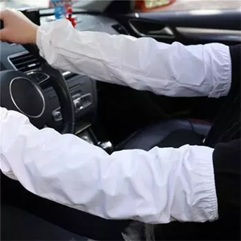 Нарукавники для ухода за собаками, защита от обрастания, мойка автомобиля, маслостойкая 1 пара, защита для мясника, кухонная защита для рук One Size белый