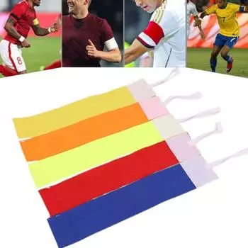 Нарукавные повязки с застежкой-лентой Суперэластичный мягкий яркий цветной футбольный мяч разноцветный
