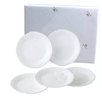 NARUMI 1023-23366AZ Набор тарелок, подарочная галерея, 6,7 дюйма (17 см), Белый, набор из 5 узоров, милый, подарок на день рождения, можно использовать в микроволновой печи, можно мыть в посудомоечной машине, сделано