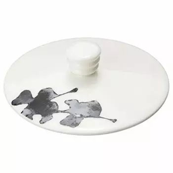 Narumi 51230-27692 Cup Lid, Black Plant, Black, 2.8 inches (7 cm), Small Cup, Microwave Warming and Dishwasher Safe, Made in Japan