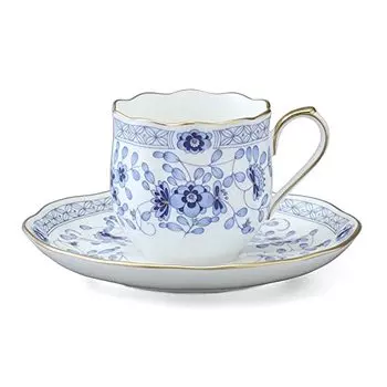 Narumi 9682-6777 Milano Espresso Cup & Saucer (1 Guest), Bone China