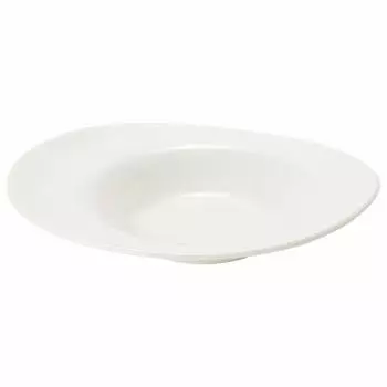 NARUMI Curry Plate Pasta Plate Styles 21cm White Simple Teardrop Deep Plate Microwave Warm Dishwasher Safe 50617-5299
