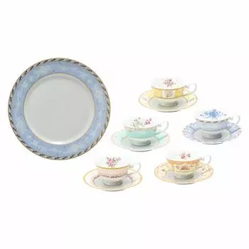 NARUMI Dinnerware Floral Floral 5 Pattern 11 Microwave Made in Gift Box Included Set, Boutique, Pattern, Set, Stylish, Gorgeous, Pieces, Warmable,