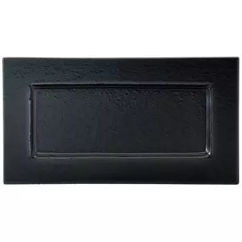 NARUMI Glassworks Vian Rectangle Plate Black 32cm GW4095-65165 чёрный