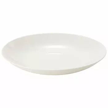 NARUMI Plate Chinese Cooking Tableware White 25cm Deep Dish Microwave Warmable Made in Japan 9000-1845