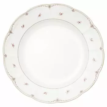 NARUMI Plate Dish Diane 27cm Red Cute Stylish Lotus Flower Dinner Made in Japan 50330-1120