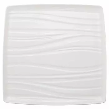 NARUMI Plate Styles White 26cm Square Relief Made in Japan 50786-3526 белый