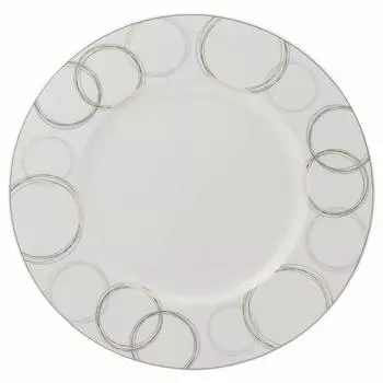 NARUMI Plate Tricolor Ring White 27cm A La Carte 51099-5120