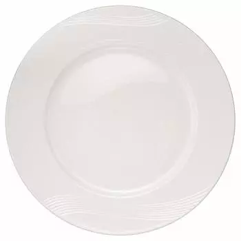 Тарелка NARUMI Wave белая 30 см, подогреваемая в микроволновой печи, сделано в Японии 8725-5235
