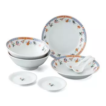 NARUMI Посуда для 2 8 симпатичных китайских микроволновых посудомоечных машин, в подарочной коробке, в комплекте, Karako, Люди, Части, Набор, Подогрев, Безопасный, Япония,