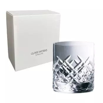 NARUMI Rocks Glass Glassworks Plays 310cc Прозрачный стакан для виски Старое стекло Хрустальный подарок на день с подарочной коробкой для отца GW4165-42770TP