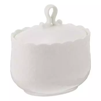 NARUMI Sugar Pot Silky White 10cm Microwave Warm Dishwasher Safe 9968-4264P