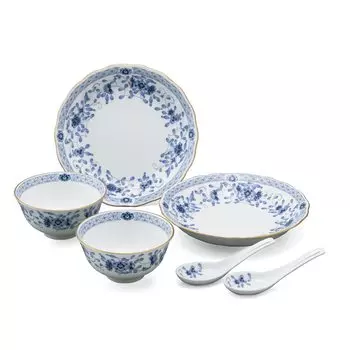 NARUMI tableware set Milano Chinese set for 2 people made in Japan 9682-23376