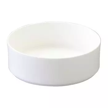 NARUMI Тарелка Nomadd 18 см, белая, простая, глубокая тарелка, глубокая тарелка, многоразовая, для разогрева в микроволновой печи, можно мыть в посудомоечной машине 50131-3715 белый