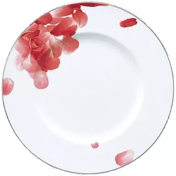 NARUMI Тарелка Rose Red 27 см A La Carte Сделано в Японии (Один спрей) 50599-5120 красный