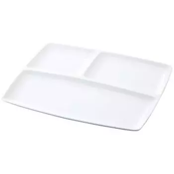 NARUMI тарелка стили белая длинная диаметр 29 см квадратная разделительная тарелка подогреваемая для микроволновой печи можно мыть в посудомоечной машине 50481-5535