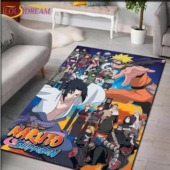 Наруто Аниме Ковер Гостиная Спальня Прикроватный Коврик Японский Кабинет Компьютерный Стул Домашняя Мода Напольный Коврик Коврик 40cm x 60cm