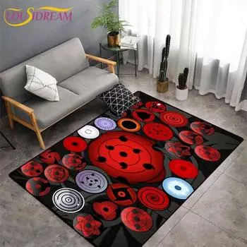 Наруто Аниме Ковер Гостиная Спальня Прикроватный Коврик Японский Кабинет Компьютерный Стул Домашняя Мода Напольный Коврик Коврик 40cm x 60cm