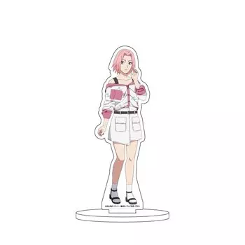 NARUTO & BORUTO 34 Сакура Харуно повседневная одежда в японском стиле версия. [Оригинальная иллюстрация] Фигурка персонажа из акрила